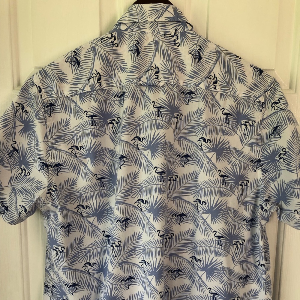 Denim & Flower short sleeved shirt. - Picture 3 of 3
